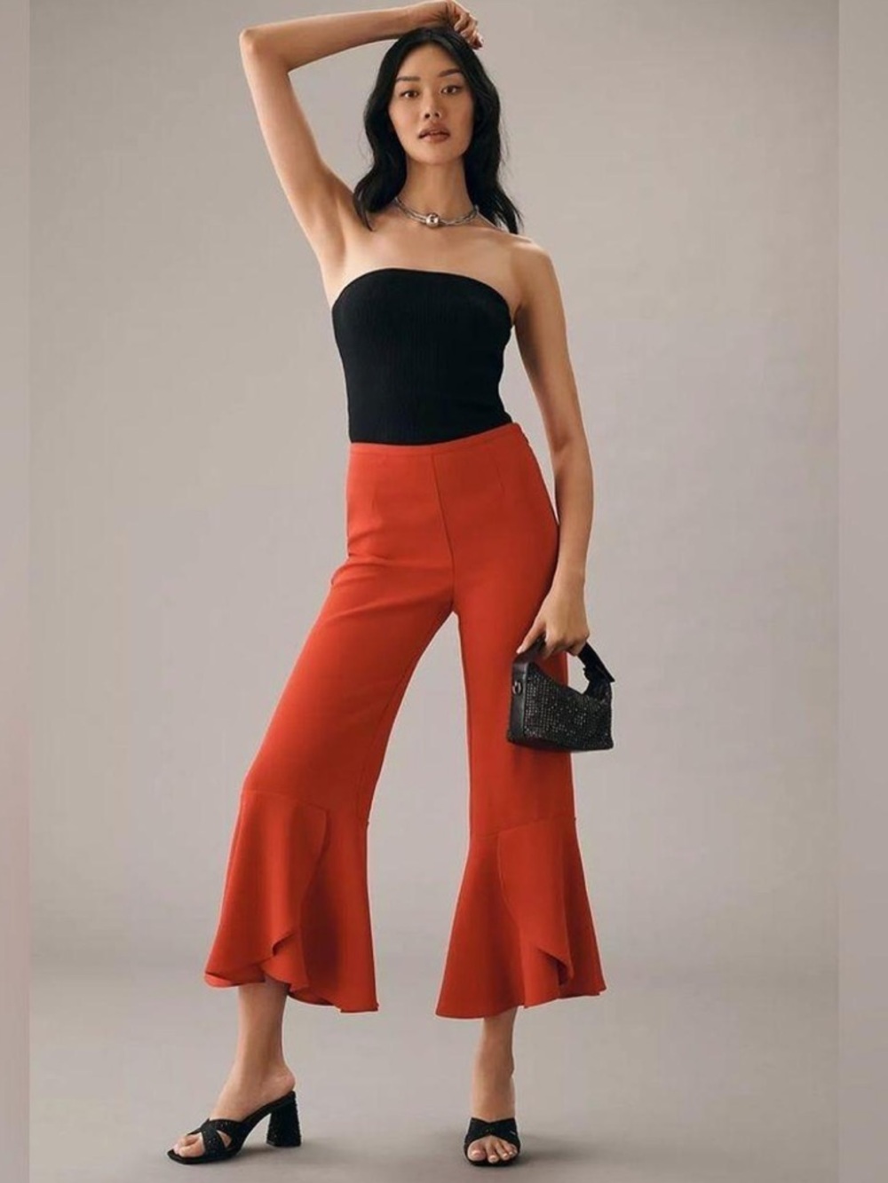 ANTHRO • MAEVE • LATE NIGHT FRILLS PANT